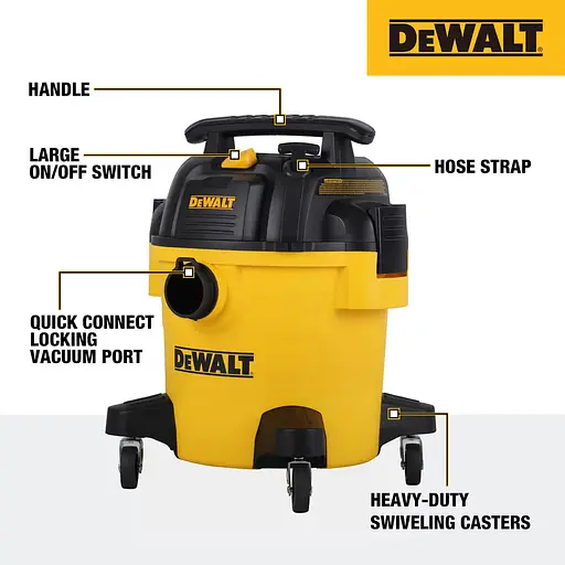 Пилосос промисловий DeWalt мережевий 1050 Вт (DXV20PC) - фото 11