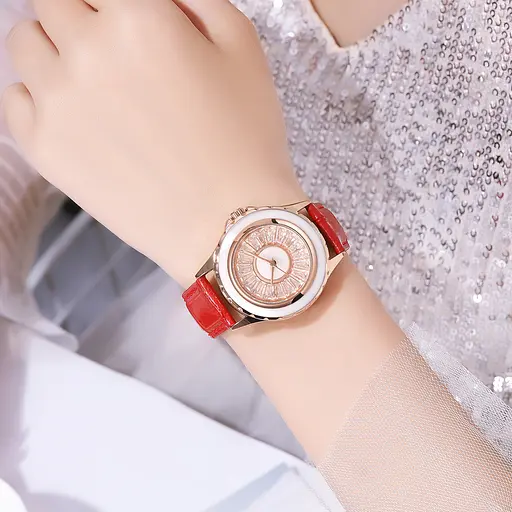 Наручний годинник жіночий 2172RGRD Rose Gold-Red Skmei acs0030200 - фото 3