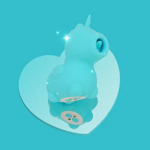 Вібратор для клітора Unihorn Mount'n Peak, 9 см (блакитний) - фото 7