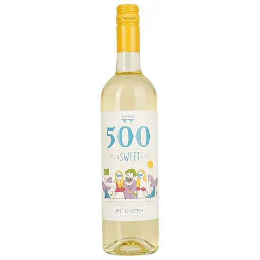 Вино 500 Vinho Verde Sweet бiле напівсолодке 9.5% 0.75 л - фото 1