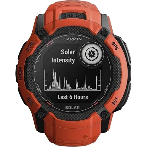 Смарт-годинник Garmin Instinct 2X Solar Flame Red (010-02805-01) - фото 2
