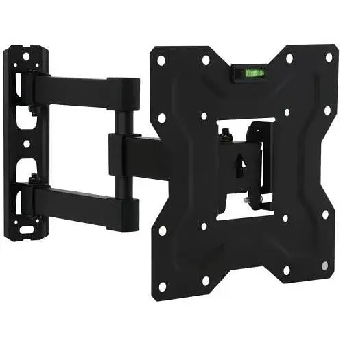Настенный крепеж LCD/Plasma TV 15-42" Walfix R-354B цвет черный, до 35 кг, VESA: 200x200 мм, наклон: -10º ~ +3º, поворот: до 180 - фото 1