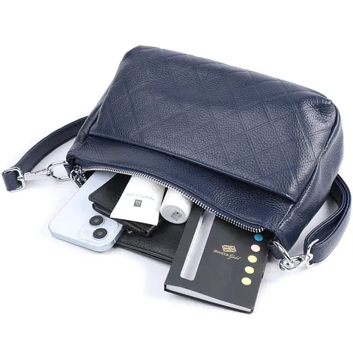 Женская сумка Vintage для на три отделения из натуральной кожи 24х15х9 см sum0027019 - фото 8