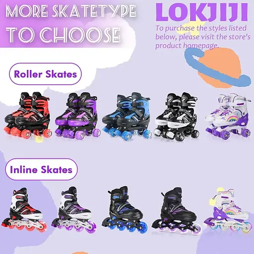 Роликові ковзани LOKJIJI для дітей розмір Л - фото 2