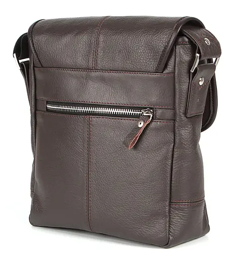 Чоловіча шкіряна сумка SHVIGEL 22х23х7 см sum0012635 - фото 4