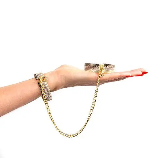 Лакшері наручники-браслети із кристалами Rianne S: Diamond Cuffs, подарункова упаковка - фото 4