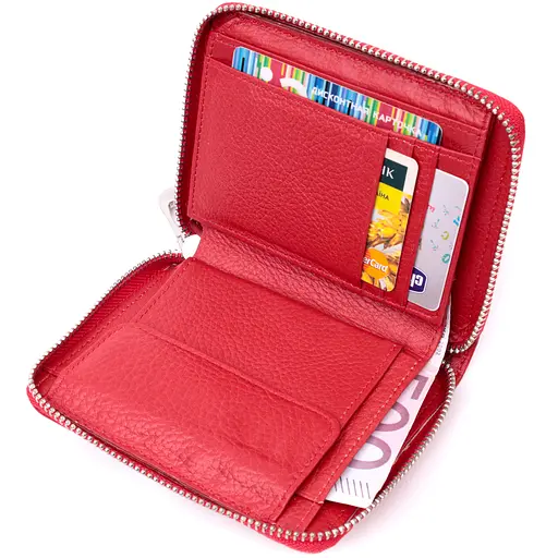 Кожаный женский кошелек ST Leather 12.3х10х2 см acs0028421 - фото 4