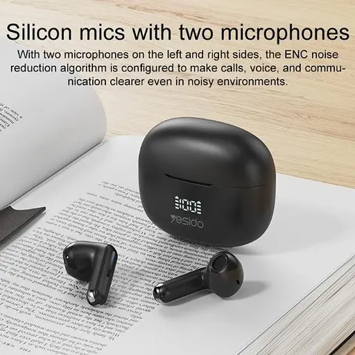 Беспроводные Bluetooth наушники Yesido TWS19 белый - фото 8