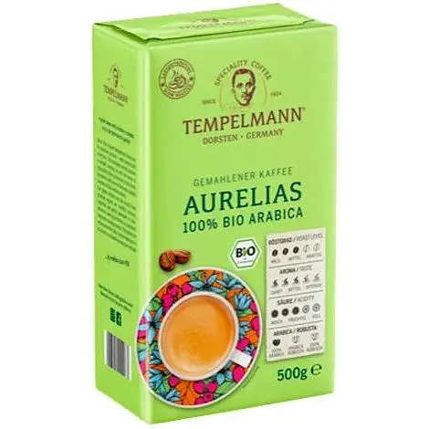 Кава мелена Tempelmann Aurelias Bio 500 г - фото 1
