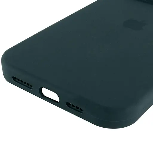 Чохол Silicone Case Full Protective (AA) для Apple iPhone 14 Pro Max (6.7) Зелений / Forest green - фото 5