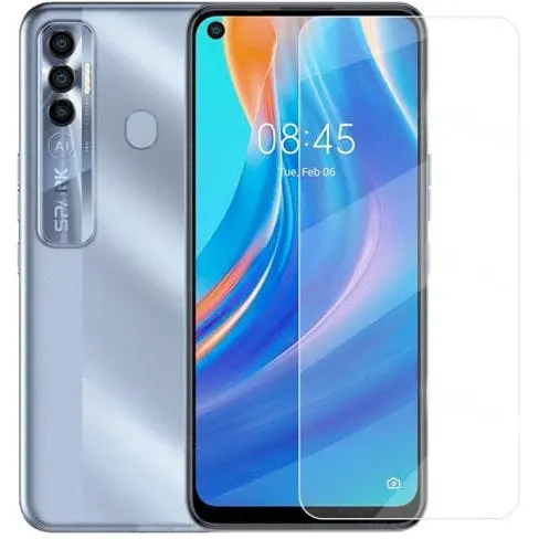 Захисне скло DK Full Glue для Tecno Spark 7 Pro 012658 clear