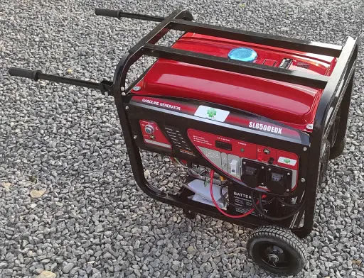 Бензиновый генератор GASOLINE SL6500EDX (6.0-6.5 кВт) с колесами + электростартер - фото 6