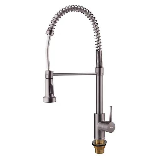 Змішувач для кухні з виливом пружина Mixxus Premium Spring 017 graphite MI6952 Графіт - фото 5