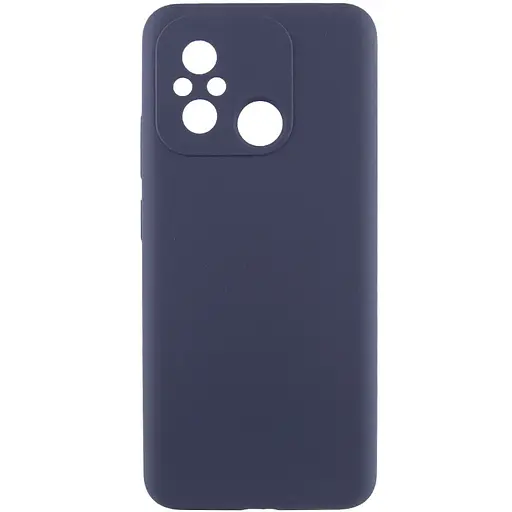 Чехол Lakshmi Silicone Cover Full Camera AAA для Xiaomi Redmi 12C Темно-синий/Midnight blue