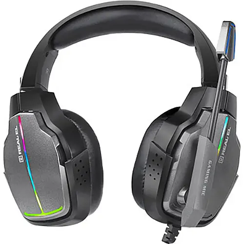 Ігрова гарнітура Real-EL GDX-7680 Black (EL124100046) - фото 2