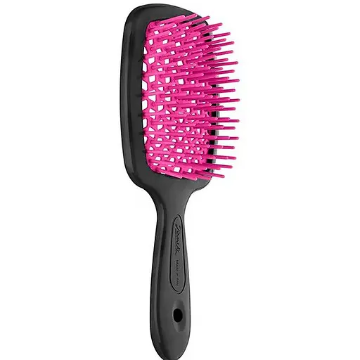 Уцінка. Гребінець для волосся Janeke Superbrush Black Pink - фото 1