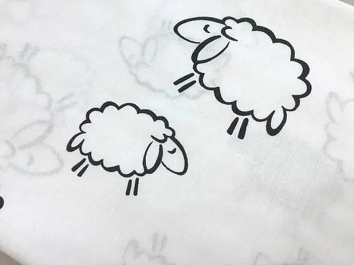 Хлопковая пеленка Moontime 100х80см "Овечки" - фото 2