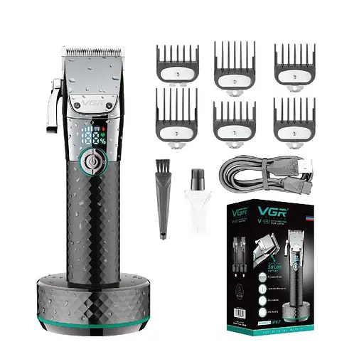 Профессиональная аккумуляторная машинка для стрижки VGR V-682