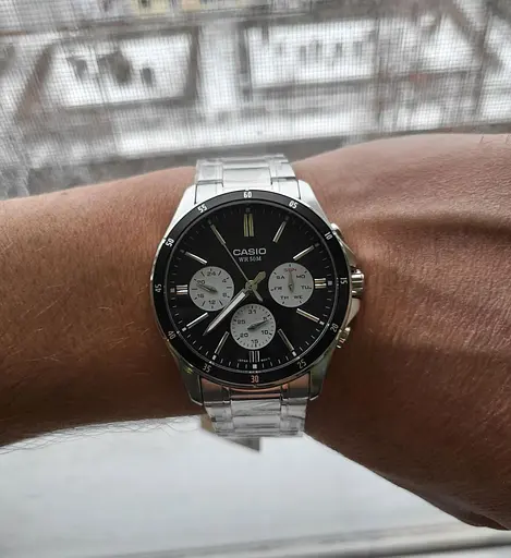 Чоловічий годинник Casio Timeless Collection MTP-1374D-1A3VDF - фото 3