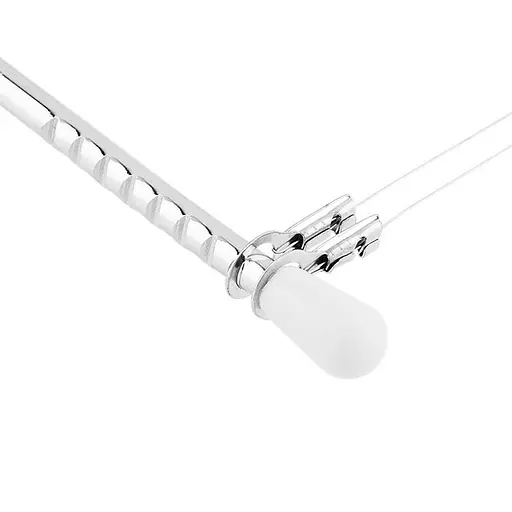 Нож струна лезвия для нарезки тортов бисквита из нержавеющей стали 33х16 см, Kitchen Master 86295 - фото 6