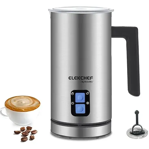 Пінозбивальник (капучинатор) Biolomix Milk Frother EMF600 Сріблястий - фото 2