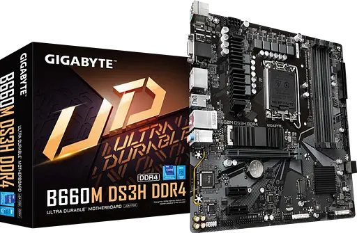Материнская плата Gigabyte B660M DS3H DDR4 LGA 1700 (B660M-DS3H-DDR4) Б/У - фото 3