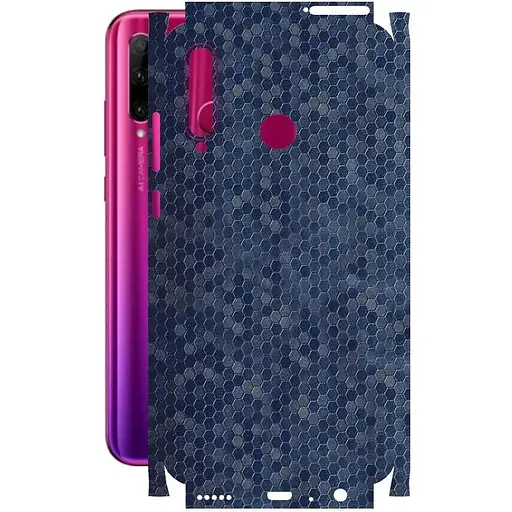 Захисна плівка StatusSKIN для Honor 10i Корпус Вініл Соти сині