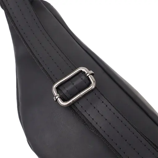 Чоловіча бананка з натуральної vintage шкіри SHVIGEL 29х11х4,5 см sum0027425 - фото 5