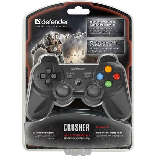 Геймпад Defender Crusher USB Bluetooth Li-Ion PlayStation3/ПК/Android - фото 4