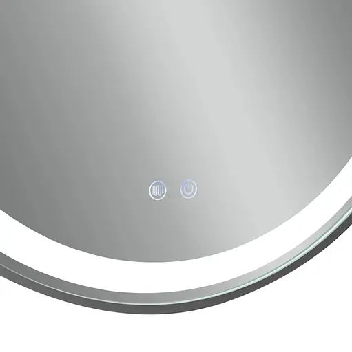 Дзеркало Qtap Gemini (GE1) овальне з LED-підсвічуванням Touch QT2578R8072B - фото 11