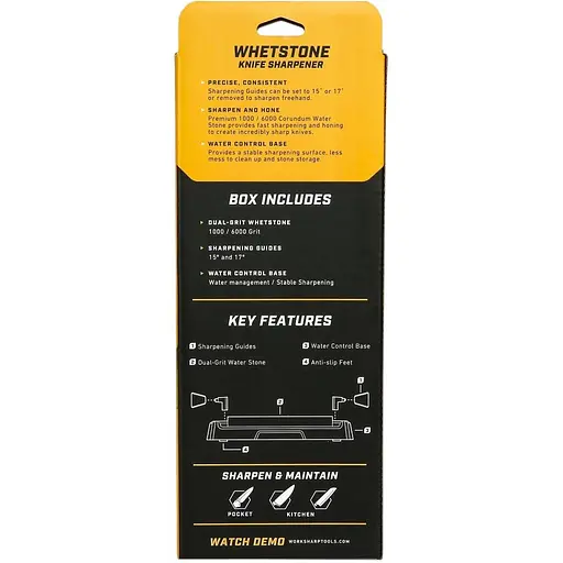 Точилка механічна Work Sharp Benchtop Whetstone Sharpener WSBCHWHT-I - фото 4