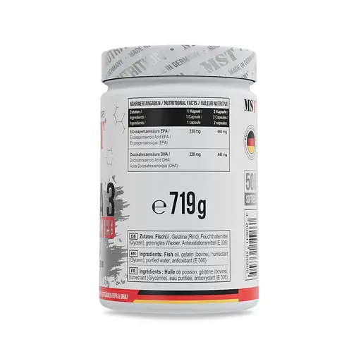 Рыбий жир MST Omega 3 Selected 55%, 500 капсул - фото 2