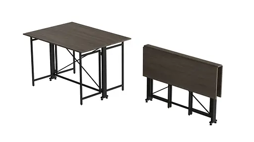 Стіл-книга трансформер Оріон 3 Ferrum-decor 750x1150x880 Чорний метал ДСП Дуб Сонома Трюфель 16 мм (FRD-105085) - фото 2