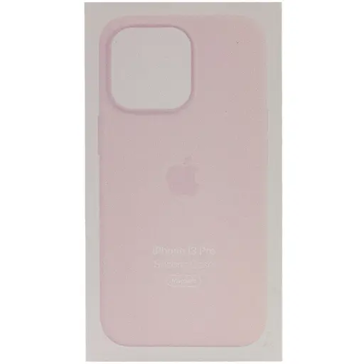 Чехол Epik Silicone case AAA with Magsafe and Animation для Apple iPhone 13 Pro 6.1 Розовый/Chalk Pink - фото 5