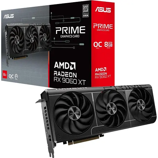 Видеокарта Asus Prime Radeon RX 9060 XT 8 GB OC Edition (PRIME-RX9060XT-O8G) EU [140864]