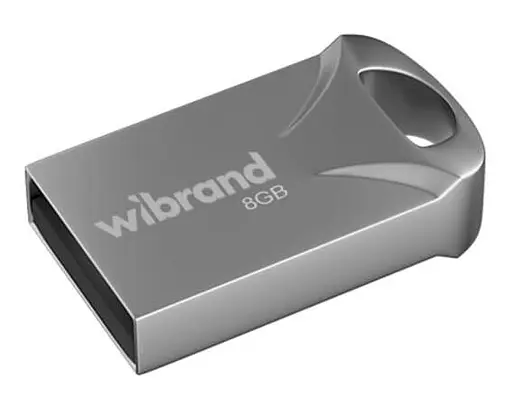 Flash Wibrand USB 2.0 Hawk 8Gb Silver - фото 1