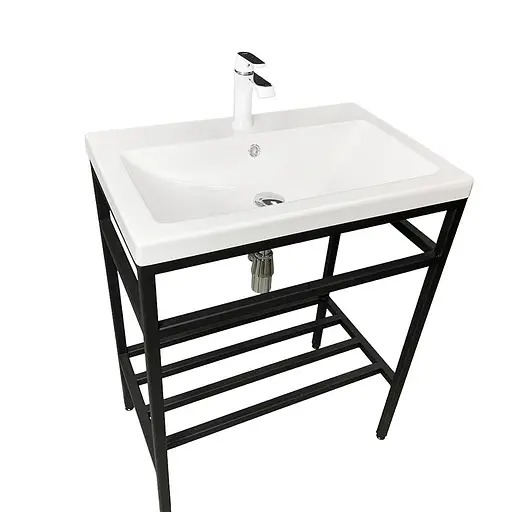 Раковина Adamant умывальник CERS искусственный камень прямоугольная - фото 4