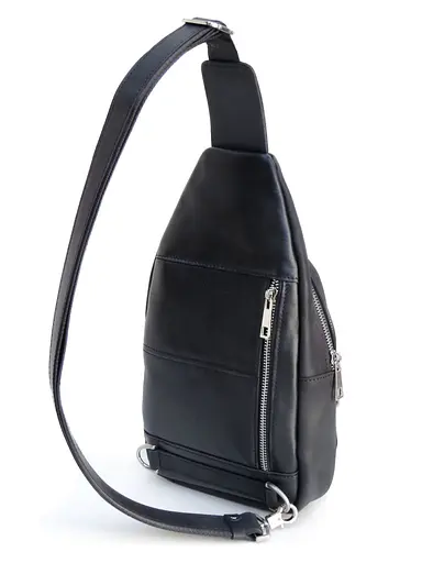 Чоловіча шкіряна сумка через плече Newery sum0026693 - фото 4