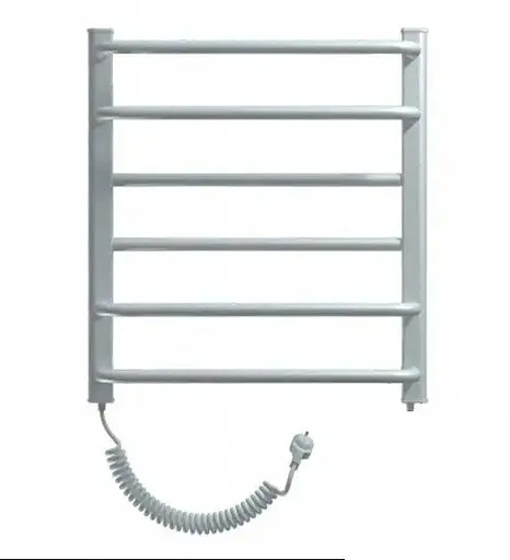 Електрична рушникосушка Heizung 860x550 (ліва,161Вт, Біла) з терморегулятором - фото 1