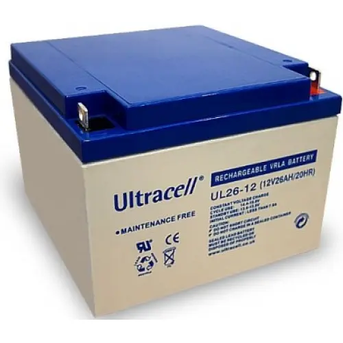 Акумулятор Ultracell UL26-12 AGM (12V 26Ah)