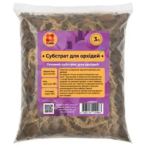 Субстрат TM Flores для орхидеи 3 л (orhid3l-FL)