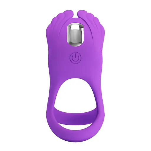 Виброкольцо Pretty Love Silas Vibrant Penis Ring 9.5 см фиолетовый - фото 6