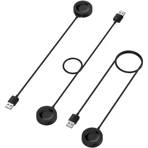 Зарядний пристрій DK CDK кабель (1m) USB для Huawei Watch GT Runner (017322) (black) - фото 4