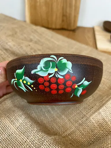 Миска керамічна (глиняна) Калина 700 мл - фото 2