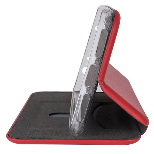 Шкіряний чохол-книжка Classy для Xiaomi Redmi Note 8 / Note 8 2021 Червоний - фото 2