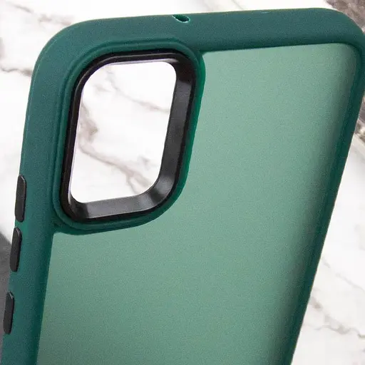 Чехол Epik TPU+PC Lyon Frosted для Samsung Galaxy A06 Green - фото 5
