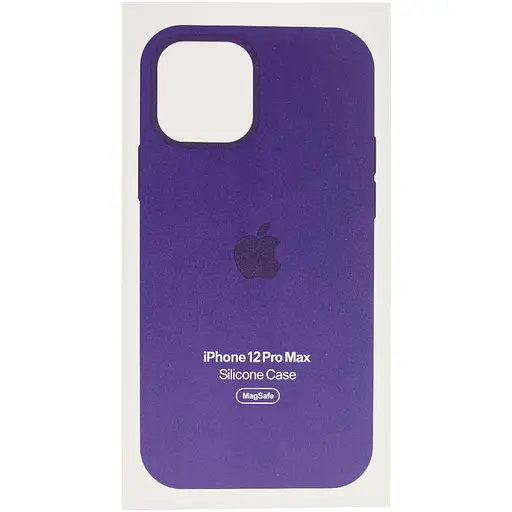 Чохол Silicone case AAA with Magsafe and Animation для Apple iPhone 12 Pro Max 6.7 Фіолетовий/Amethyst - фото 5