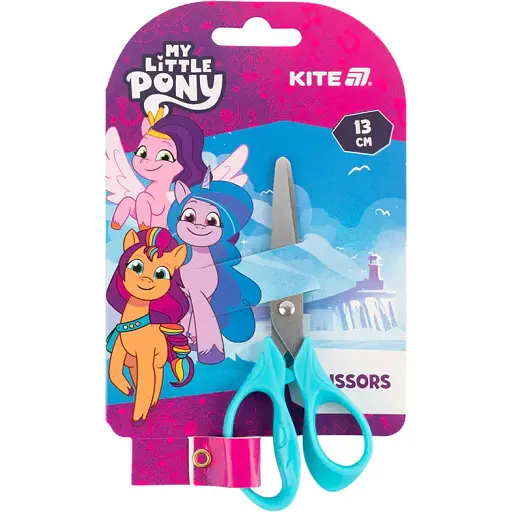Ножиці дитячі Kite My Little Pony 13 см блакитні (LP25-122) - фото 2