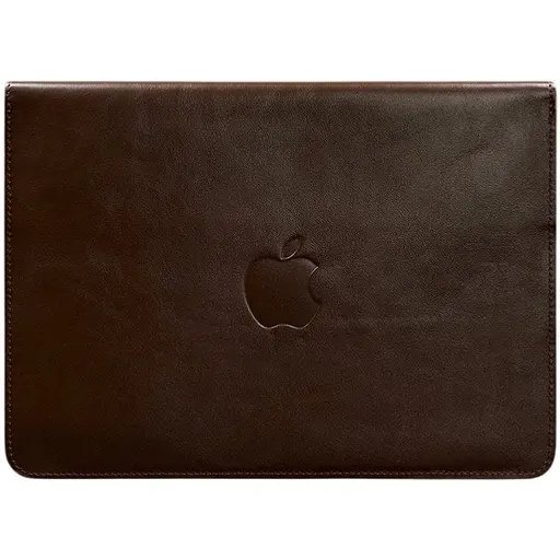 Кожаный чехол-конверт BlankNote на магнитах для MacBook 15 дюйм Бордовый - фото 1