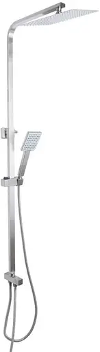 Душевая система универсальная Lidz Kubis 1120, Nickel (k35) LDKUB1120NKS46111 - фото 1